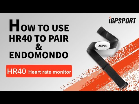 HR40｜How to Pair with Endomondo